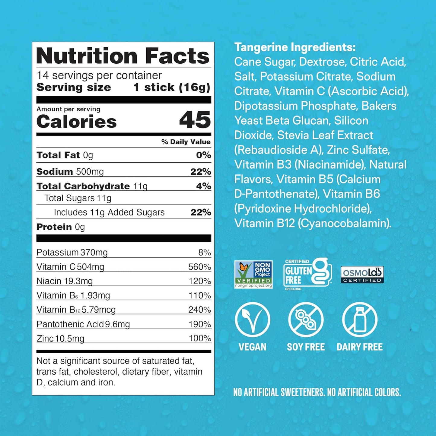 Liquid I.V.® Hydration Multiplier - Energy BlackBerry Peach + Immune Support Tangerine - 2 Pack (14 Servings)