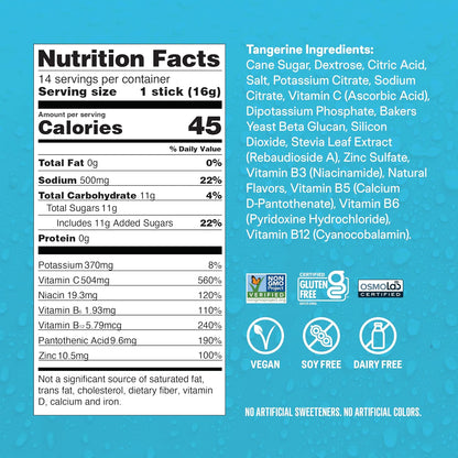 Liquid I.V.® Hydration Multiplier - Energy BlackBerry Peach + Immune Support Tangerine - 2 Pack (14 Servings)