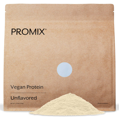 ProMix Nutrition Plant-Based Vegan Protein Powder, Vanilla - Pea Protein & Vitamin B-12 - Post Workout Fitness & Nutrition Shakes, Smoothies, Baking & Cooking Recipes - 2.5 Pound (Pack of 1)