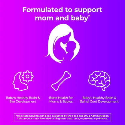 One-A-Day Prenatal 1 with DHA & Folic Acid Softgels, 30 ea (Pack of 6)