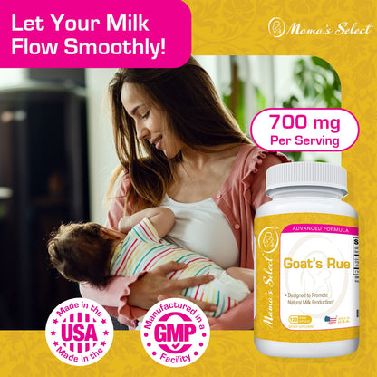 Mama's Select Organic Goat’s Rue Lactation Supplement for Breastfeeding - Increase Milk