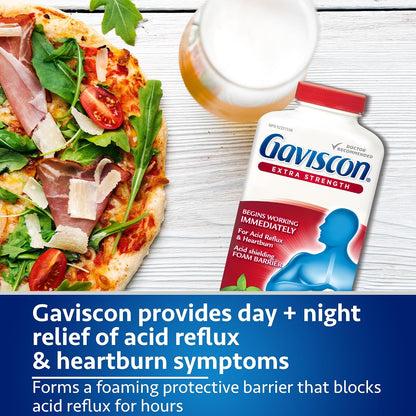 Gaviscon Extra Strength, 120 chewable tabs
