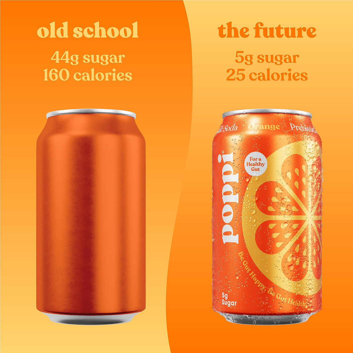 POPPI Sparkling Prebiotic Soda, Beverages w/Apple Cider Vinegar, Seltzer Water & Juice