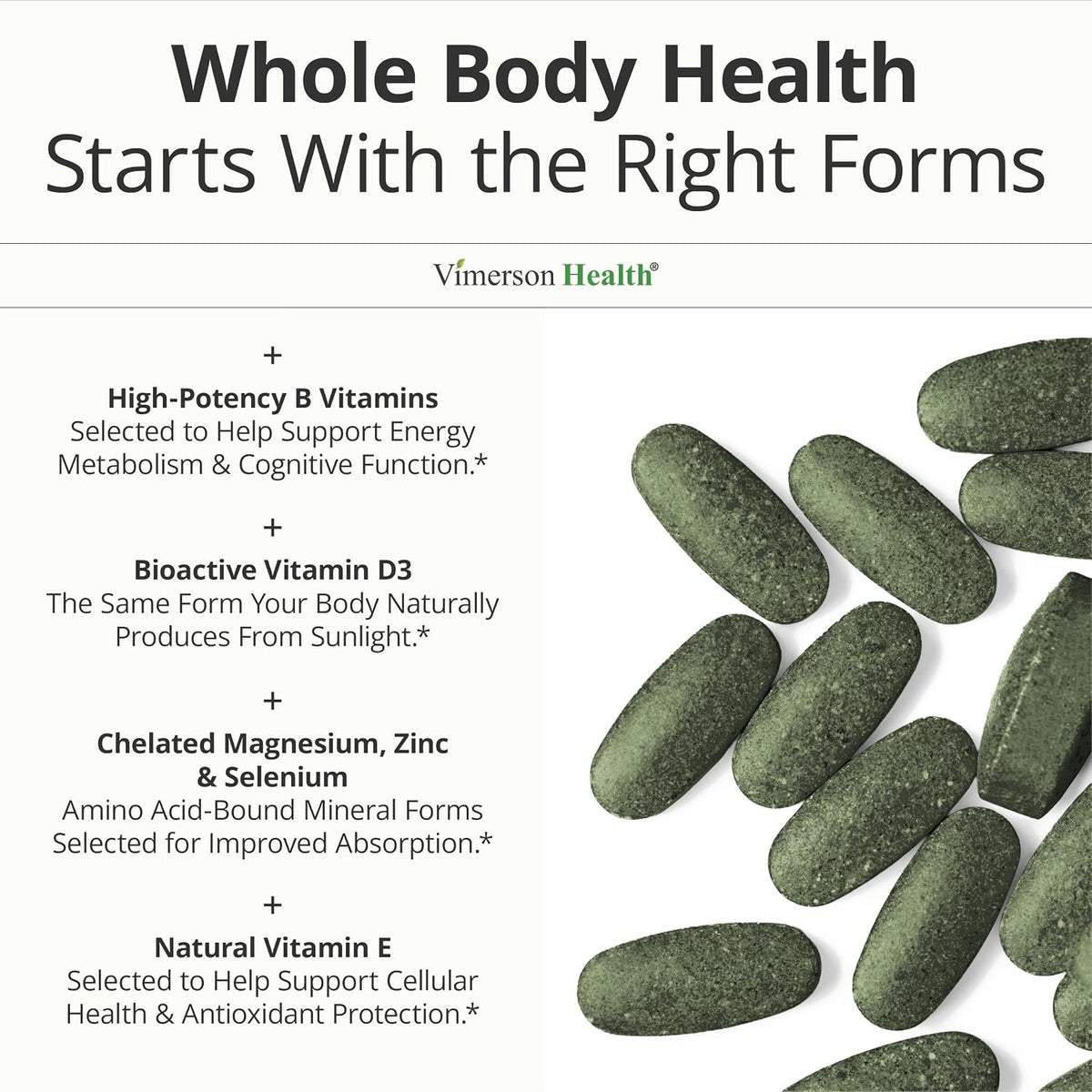 Vegan Multivitamin – Vitamins & Minerals – Daily Wellness – 90 Tablets