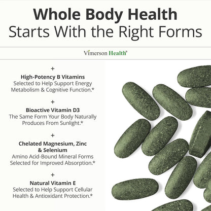Vegan Multivitamin – Vitamins & Minerals – Daily Wellness – 90 Tablets