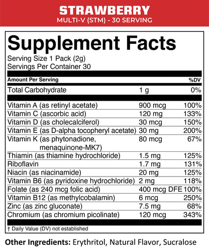 MTN OPS Multi-V Daily Multivitamin for Men & Women, 90 Capsules