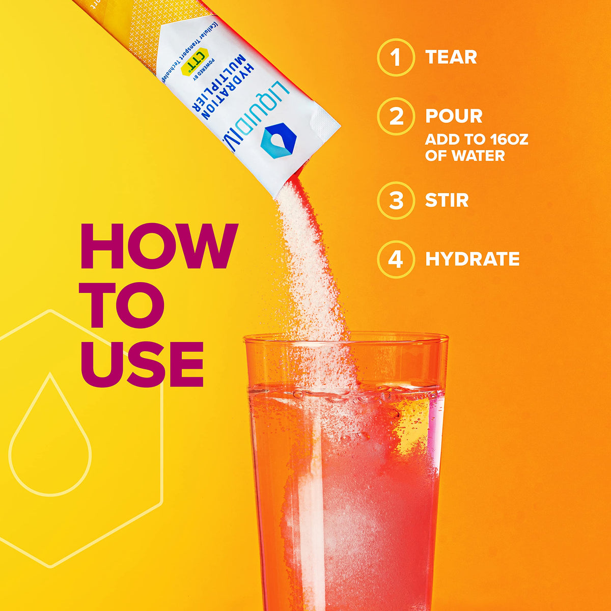 Liquid I.V. Hydration Multiplier + Immune Support -Wild Berry Blend - Hydration Powder