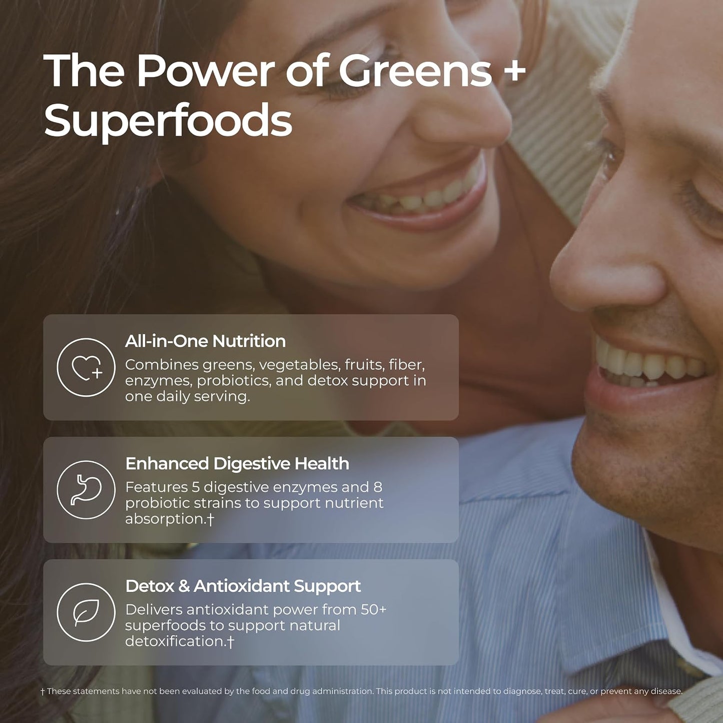 Livingood Daily Greens & Superfood Powder, Super Greens for Gut Health, Green Juice Powder with Spirulina, Chlorella, and Digestive Enzymes, Probiotics for Digestive Support, Berry, 30 Servings