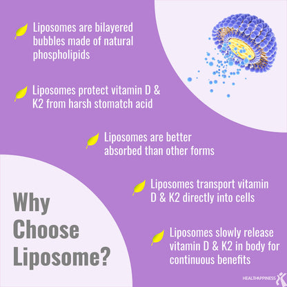 UpNourish Liposomal D3 K2 MK-7 – 365 Mini softgels with Organic Coconut Oil - 5000 IU 125 mcg Vitamin D3 and 100 mcg Vitamin k2 for Optimal Bone and Immune Health