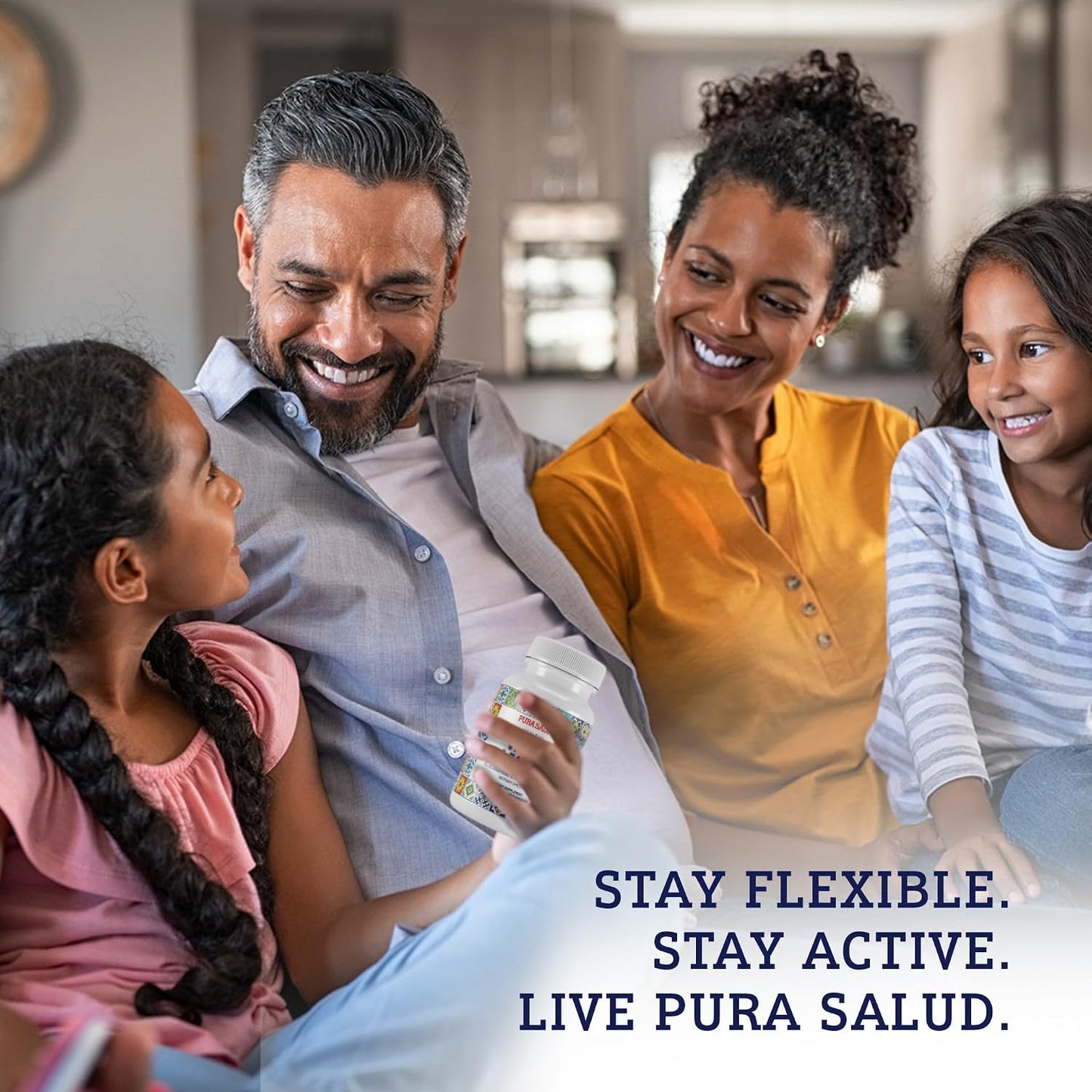 Basic Brands Pura Salud Pureflex Glucosamine Sulfate, 500mg 120 Count | Joint Health Support