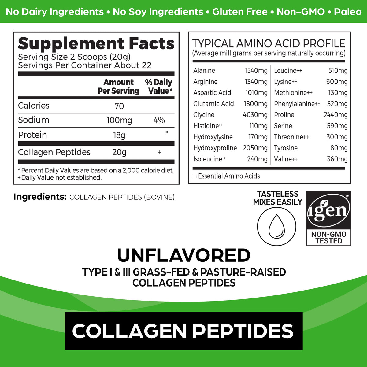 NOW Sports Nutrition, Whey Protein Isolate, 25 g with BCAAs, Unflavored Powder, 5-Pound