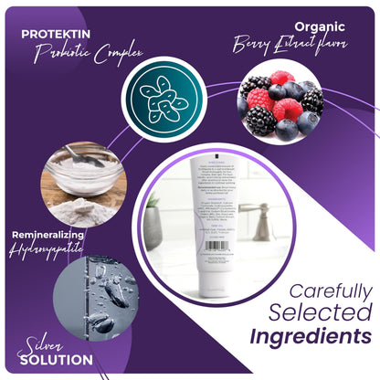 Hydroxyapatite Toothpaste with PROtektin, Fluoride-Free, Mint, 4 oz