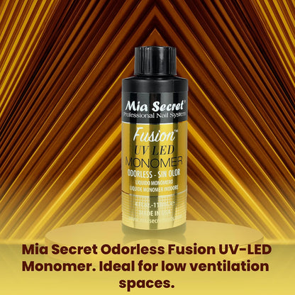 Mia Secret ODORLESS FUSION UV LED MONOMER 2oz / 4oz / 32oz (FUSION ODORLESS 4oz)