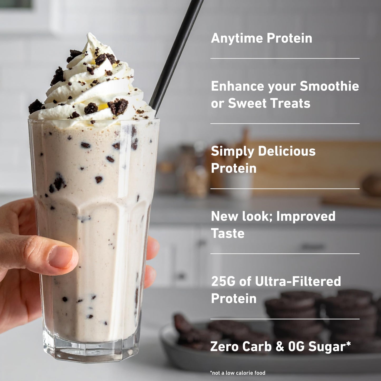 Isopure Zero Carb 100% Pure Whey Isolate Protein Powder, Gluten Free, With Vitamins, Cookies & Cream, 25g Protein Per Serving, 1 Lb, 15 Servings (Packaging May Vary)