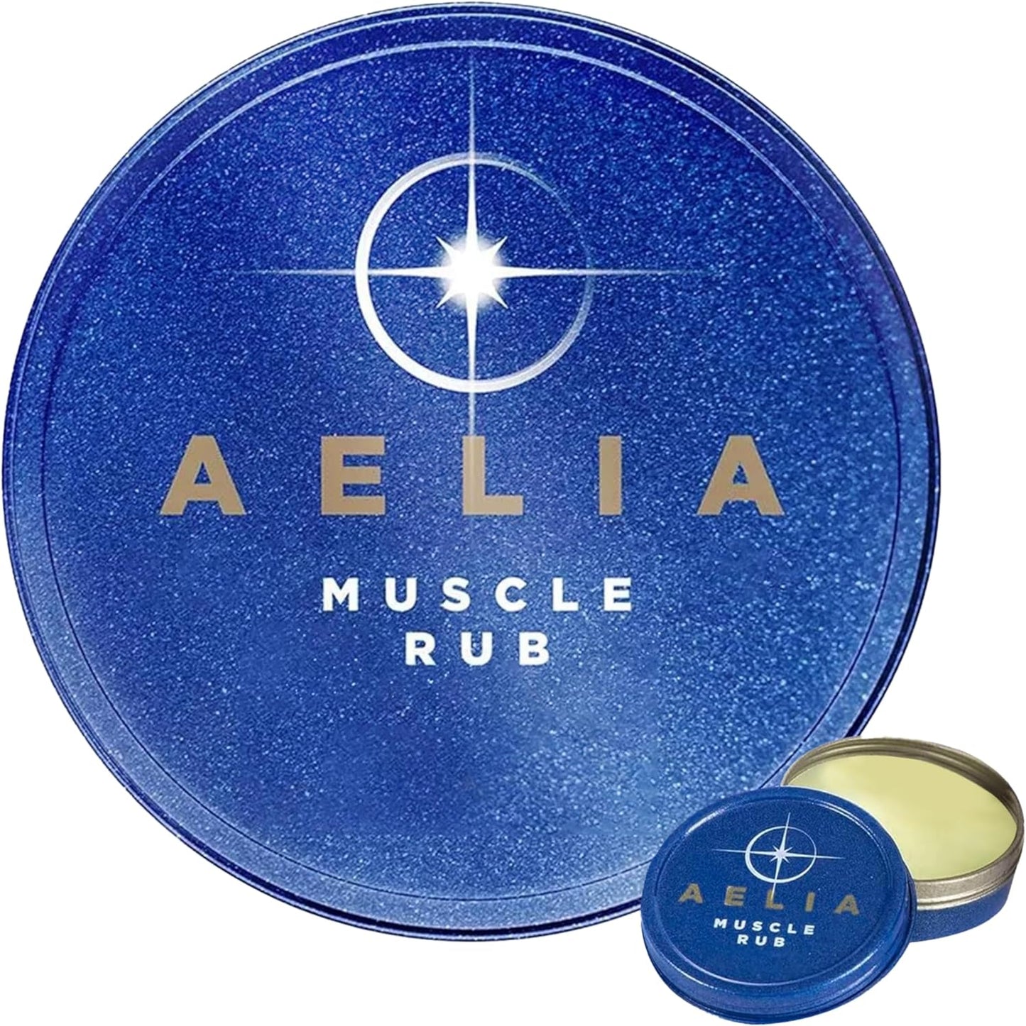AELIA Muscle Rub - Coconut Oil, Vitamin E, Arnica, Ginger Root, Turmeric & Lavender – 1 oz