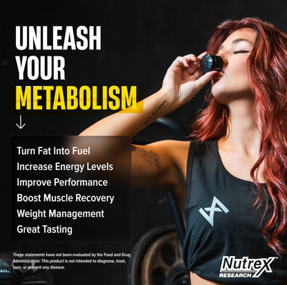 Nutrex Research L Carnitine 3000 - Clinically Dosed L-Carnitine Liquid for Energy, Metabolism & Muscle Recovery - Delicious Strawberry Watermelon - No Sugar, No Carbs, No Stimulants - 31 Servings