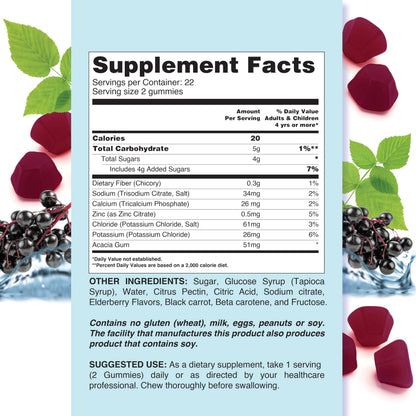 LIVS Hydration Support - Hydration Gummies, Electrolyte Supplements, Post Workout Recovery