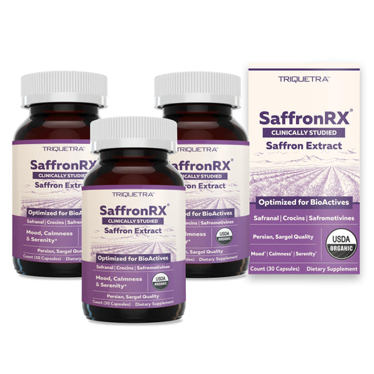 Organic Saffron Extract: Optimized Extract with Safromotivines, Safranal, and Crocins – Clinically Studied | Premium Persian Sargol Quality | Supports Mood, Calmness, and Relaxation – 30 Servings