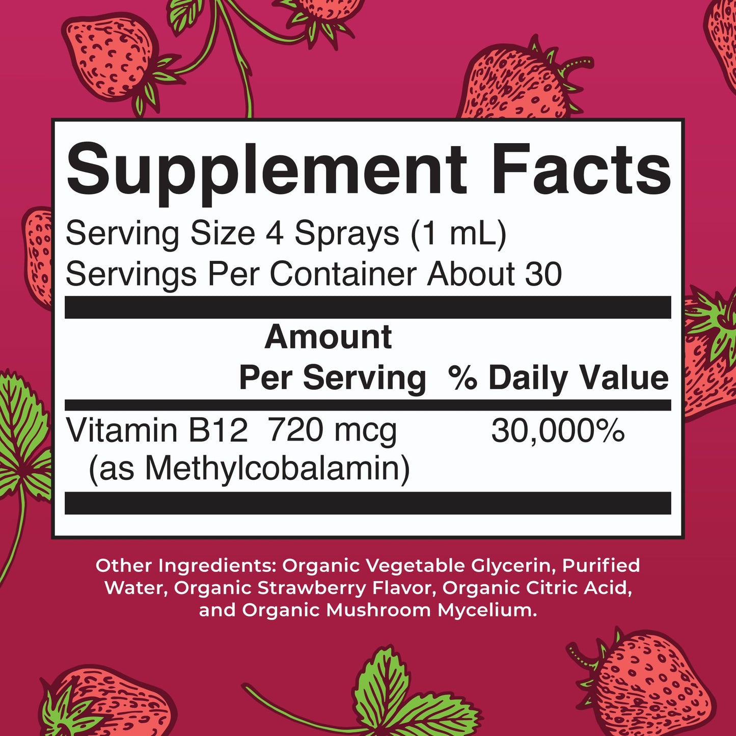 MARYRUTH'S Organic Methyl B12 Spray | 1,500 mcg B12 Per Serving | Methylcobalamin | Energy Metabolism | Cognitive Function | Neuro Health | Vegan | Gluten Free | Sugar Free | 1 Fl Oz