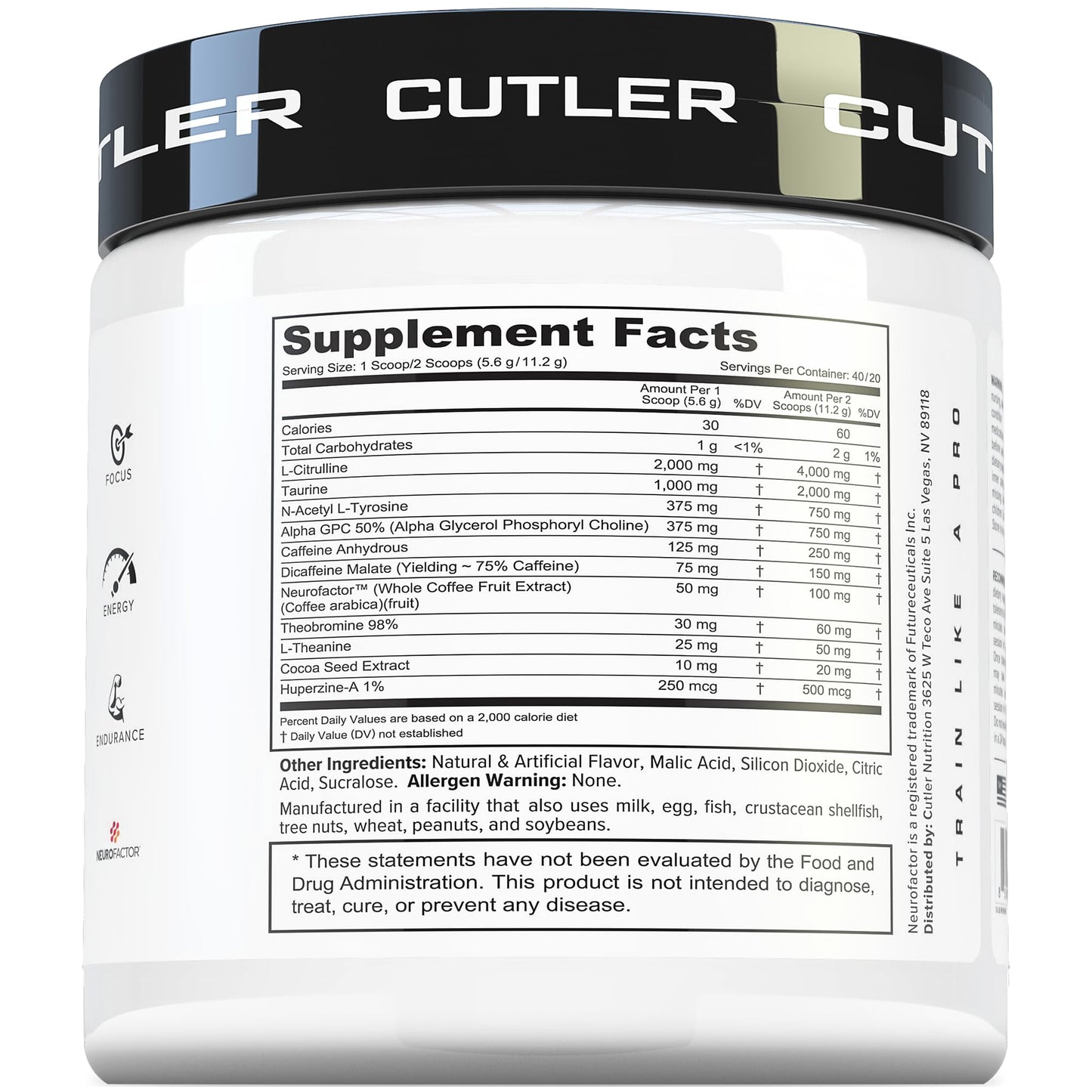 Prevail Pre Workout Powder with Nootropics: Pre-Workout Drink for Men and Women, Cutting Edge Energy and Focus Supplement with L Citrulline, Alpha GPC, L Tyrosine | Sour Rainbow Candy, 40 Scoops | Sour Rainbow Candy, 40 Scoops | With L-Citrulline, Alpha G