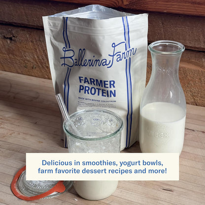 Grass Fed Whey Protein Powder, Vanilla Bean, 24g Protein with Collagen Peptides, Bovine Colostrum, Hemp Hearts & Prebiotic Fiber, No Added Sugar or Artificial Ingredients, 20 Servings