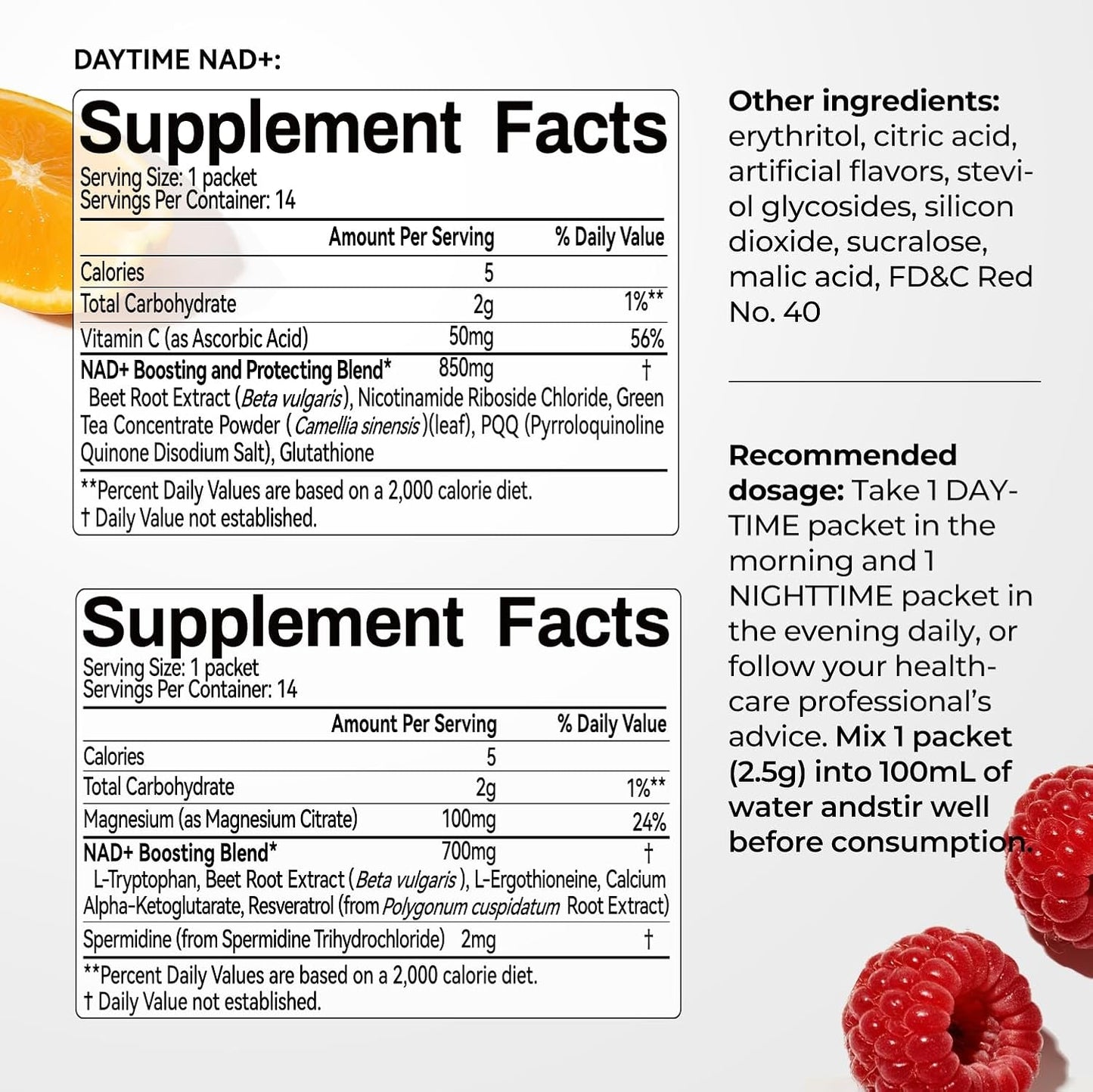 OxyEnergy NAD Supplement 1550 mg & Collagen Peptides 800 mg