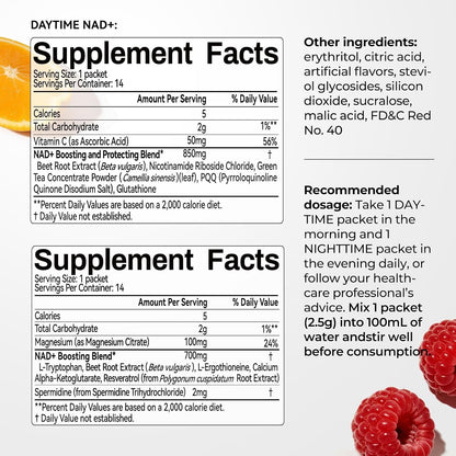 OxyEnergy NAD Supplement 1550 mg & Collagen Peptides 800 mg