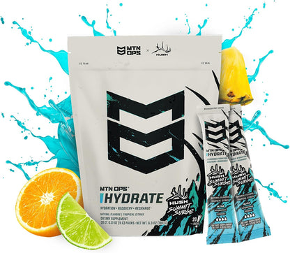 MTN OPS Creatine Gummies & Hydrate Summit Surge Electrolytes Bundle, Daily Hydration, Performance & Recovery Support