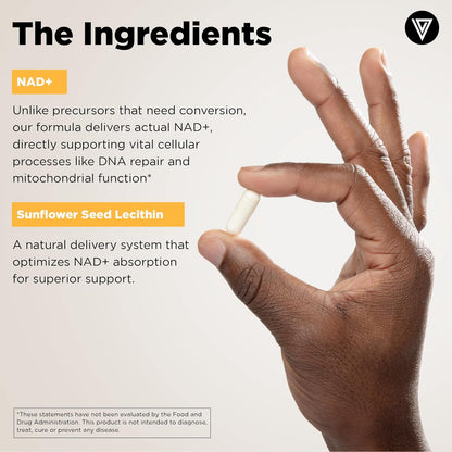 Vital Vitamins Vegan Collagen Booster + NAD+ Supplement