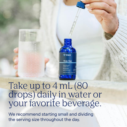 Trace Minerals Mega-Mag Ionic Magnesium Liquid Drops Supplement, 4 fl oz