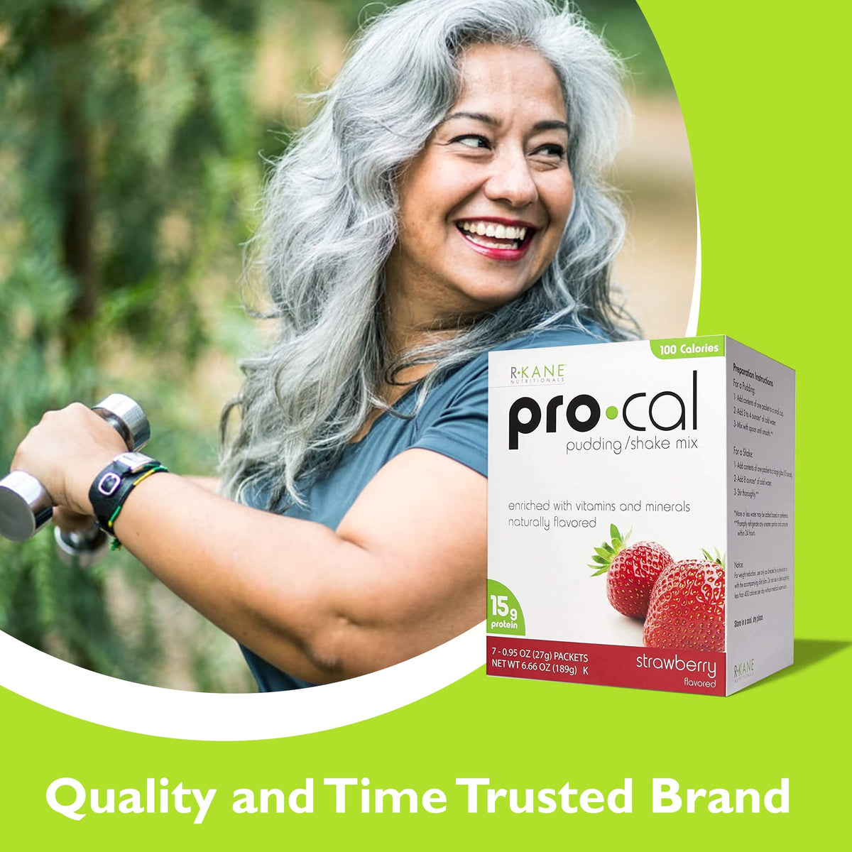 R-Kane Nutritionals Pro-Cal Pudding/Shake Mix, Low Calorie Protein Shake Powder
