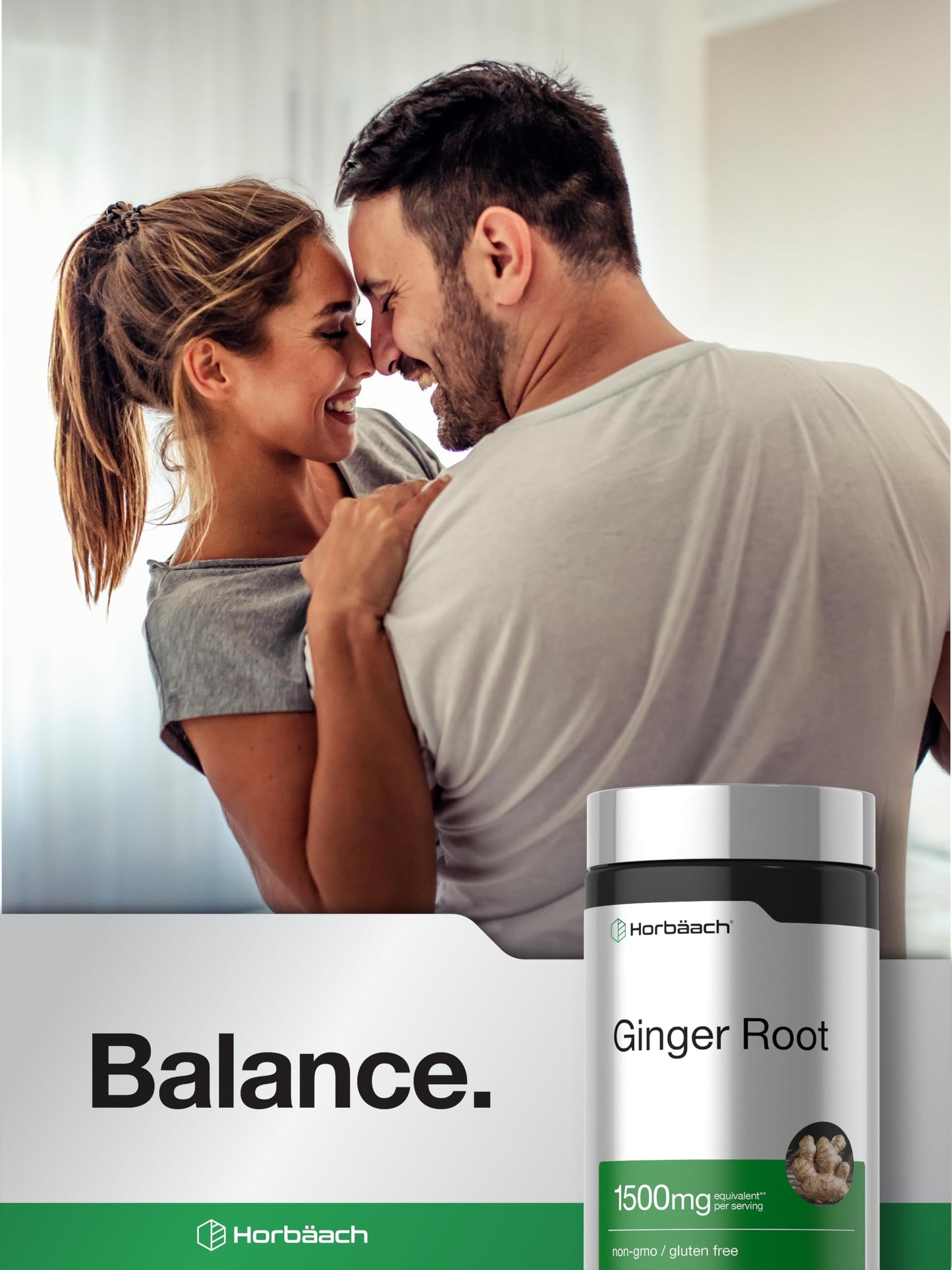 Horbäach Ginger Root Extract Supplement | 150 Capsules | Traditional Herbal Formula | Non-GMO & Gluten Free