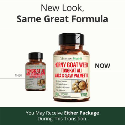 Horny Goat Weed for Men 1000mg – Hornygoatweed with Maca Root – 60 Capsules