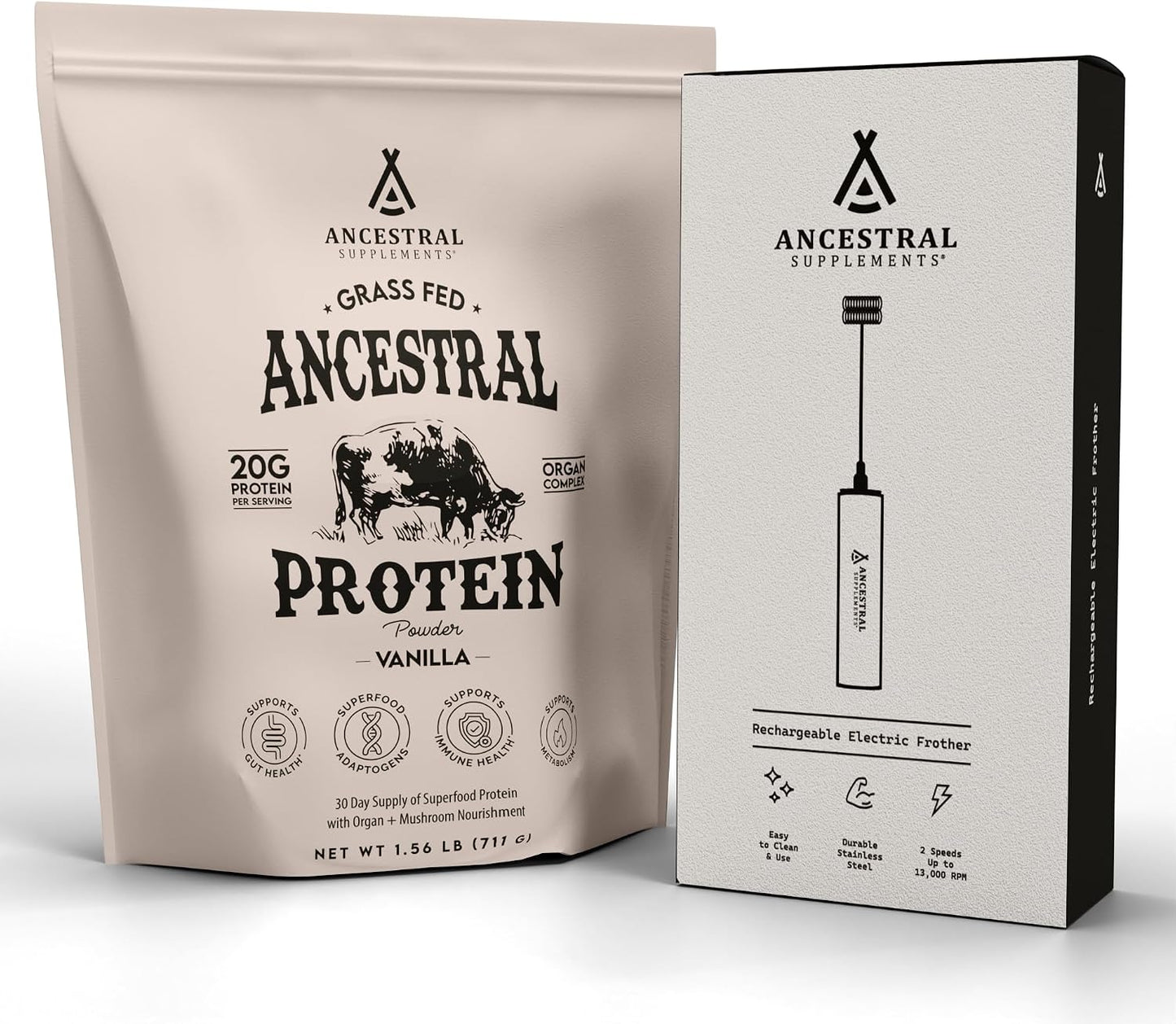 Frother+Vanilla Protein+Colostrum Sticks