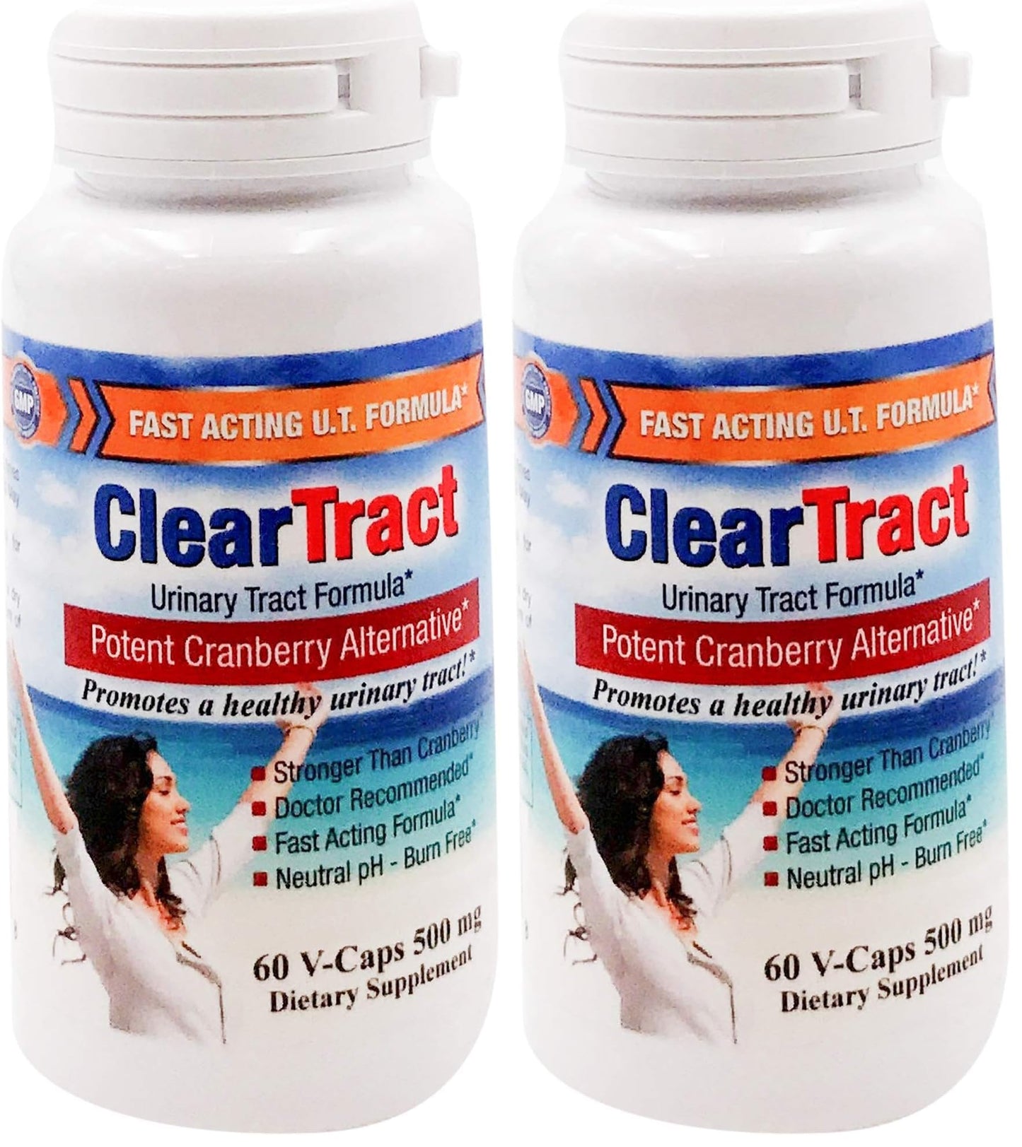 Cleartract D-Mannose Formula Capsules, 500 Mg, 60 Count