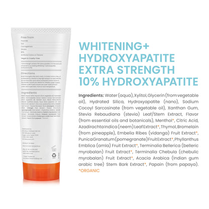 Himalaya Botanique Whitening+ Nano Hydroxyapatite Toothpaste, Mint, 4 oz