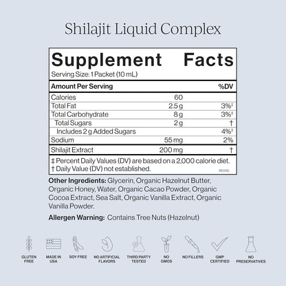 CYMBIOTIKA Shilajit Liquid Complex for Energy, Focus & Recovery