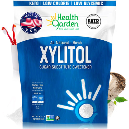 Health Garden Birch Xylitol Sweetener - Xylitol Sugar Substitute - 15 oz