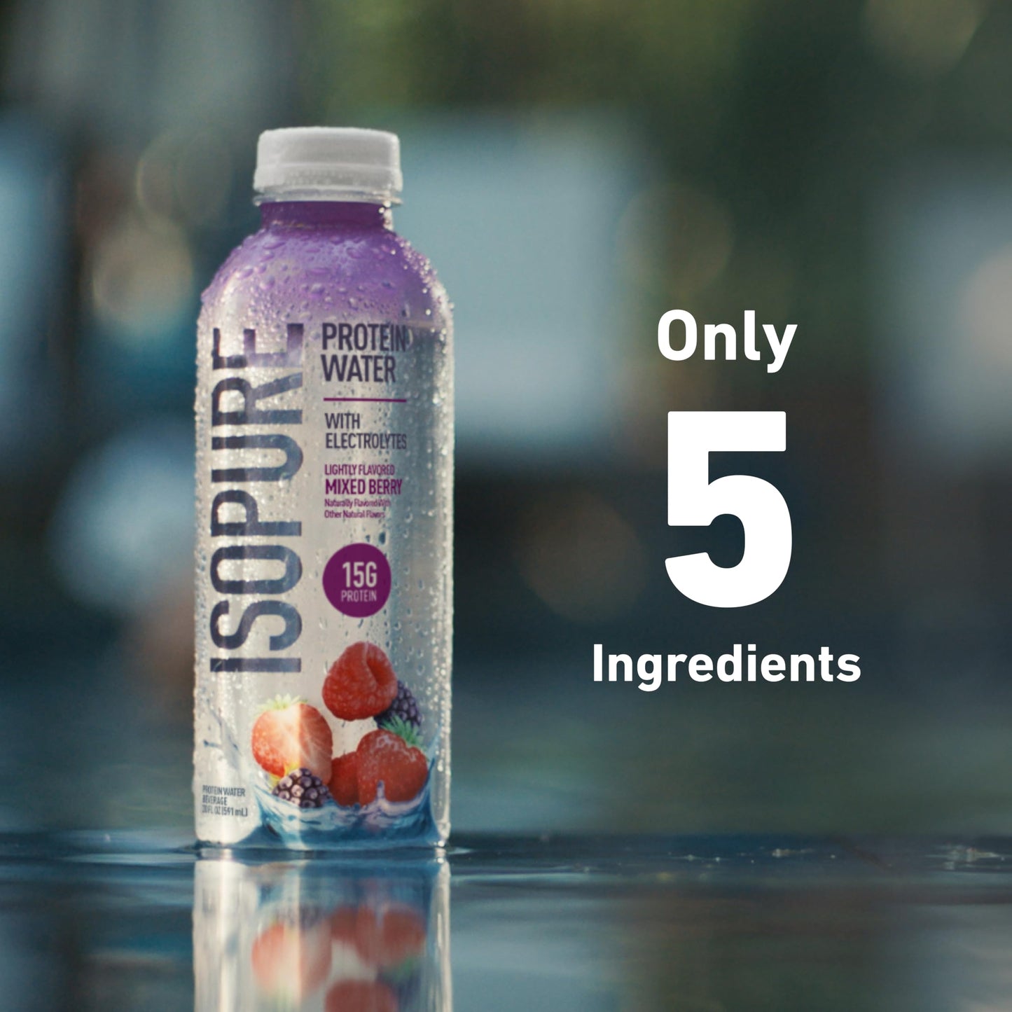 Isopure Clear Protein Stick Pack, Mixed Berry, 20 Count (Pack of 1)