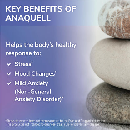 Tesseract Medical Research AnaQuell QR, Stress Relief & Mood Support Supplement, Quick Release L Citrulline & Anandamide, Helps Manage Anxiousness, 45 V-Caps, Size Exclusive to Amazon