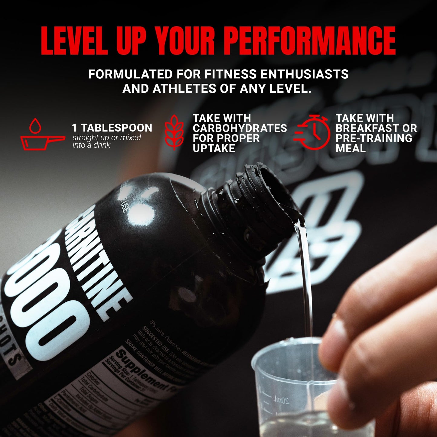 ProSupps L-Carnitine Liquid 3000, Stimulant-Free Liquid Shots for Men & Women - Clean Workout Drink for Energy, Performance & Muscle Recovery - No Sugar, No Carbs - 31 Servings, Berry