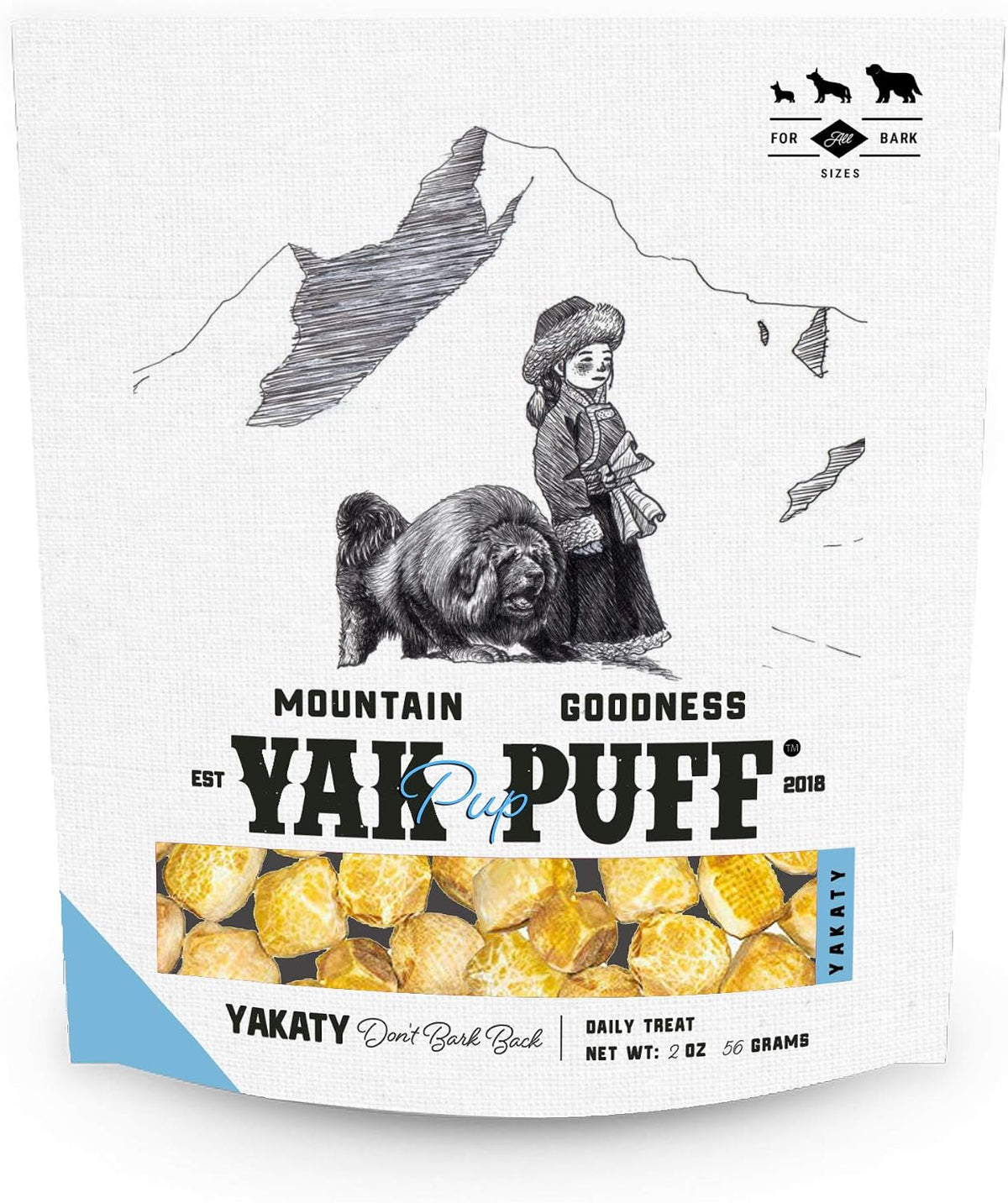 Pup Puff 2oz - Travel Size Healthy Himalayan Training Treat for Puppy Training