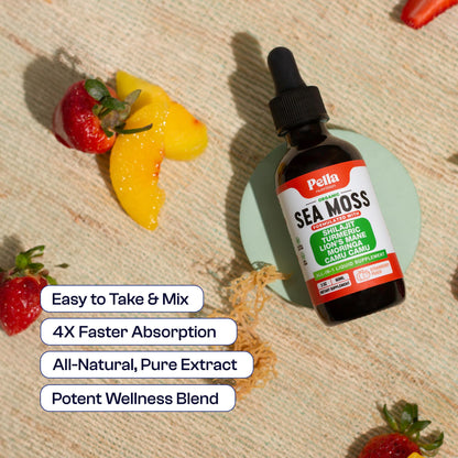 Sea Moss & Himalayan Shilajit Supplement - Enhanced with Turmeric, Lion's Mane