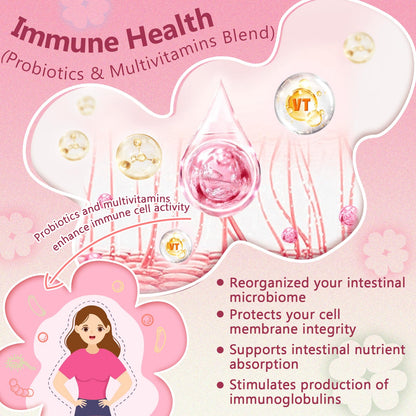 Probiotics for Women Digestive Health, Vaginal Probiotics with D-Mannose & Cranberry