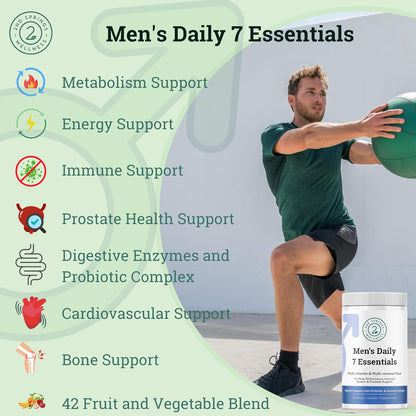 Men's Daily 7 Essentials, Sleep Well & Adaptogen Complex Bundle
