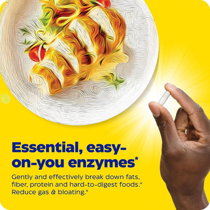 Enzymedica Digest Basic - Helps Gas & Bloating - 180 Caps