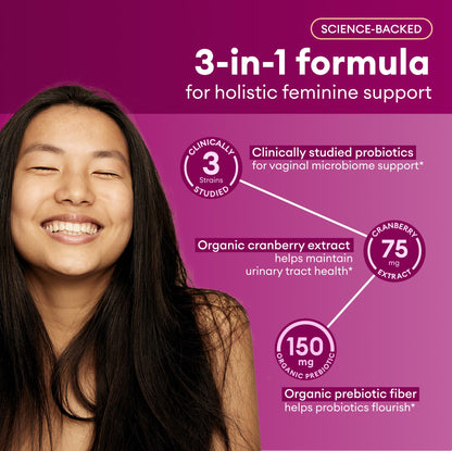 Physician's CHOICE Feminine Power Duo Bundle - Vaginal Probiotic 30ct + Womens Probiotic 60ct