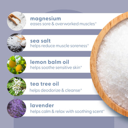 Soothing Tea Tree Oil Foot Soak with Stem Cell and Epsom Salt, 16 oz by M3