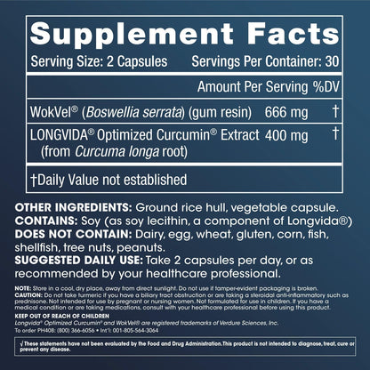 ProHealth Body & Joint - Optimized Curcumin Longvida (60 Veggie Capsules)