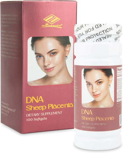 DNA Sheep Placenta, Fish Collagen, Hyaluronic Acid, 100 Caps